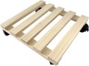 Podstavec Strend Pro, 30x30x7 cm, pod kvetináč, na kolieskach, posuvný, stojan, max. 50 kg,