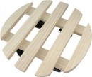 Podstavec Strend Pro, 30x7 cm, pod kvetináč, na kolieskach, posuvný, stojan, max. 50 kg,