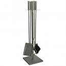 Set unelte semineu, 5pcs, black, 81cm