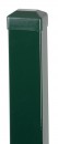 Stalp Strend Pro EUROSTANDARD, 2400/60x40/1,50 mm, verde, pătrat, capac, Zn+PVC, RAL6005