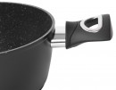 Oală MagicHome Black Line, 28 cm, 6,0 lit. cu capac