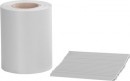 Tape Strend Pro EUROSTANDARD, 190 mm, L-35 m, ecranare, gri, acoperire, pentru panouri de gard, cu 20 cleme, PVC, RAL7040