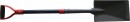 Spade Strend Pro, drept, cu mâner în D, fibră de sticlă, drenaj, 1150 mm