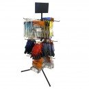 Raft expozor pentru manusi, ochelari, masti protectie, Vivatechnix VMD-1044, 64x50xH116cm