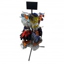 Raft expozor pentru manusi, ochelari, masti protectie, Vivatechnix VMD-1044, 64x50xH116cm