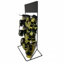 Raft expozor pentru rulete, Vivatechnix VMD-1042, 33x20xH58cm