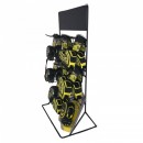 Raft expozor pentru rulete, Vivatechnix VMD-1042, 33x20xH58cm