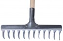 Grebla R108A.WH, 12 dinti, pentru gazon, cu maner