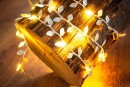 Lanț MagicHome Christmas Leafdeco, 20x mLED alb cald, 2xAA, IP 20, interior, iluminare, L-1,90 m