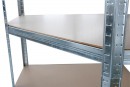 Rafturi RAT80, coltar, metal, MDF, 5 rafturi, 1800x900x400 mm, max. 150 kg/raft
