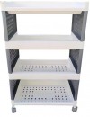 Raft Strend Pro Rolly, plastic, 4 rafturi, 49x29x75,5 cm, pe roti