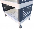 Raft Strend Pro Rolly, plastic, 5 rafturi, 49x29x97 cm, pe roti