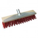 Perie de drum Geco U300.3, 300x65x22 mm, cu racleta metalica