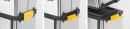 Cutie de scule cu role, 570x350x830 mm Strend Pro, PVC+Oțel inoxidabil, cu roți, max. 36 kg, 3 buc