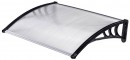 Acoperiș deasupra ușii DIY501, 080 x lățime 100 cm, policarbonat