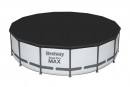 Set de piscină rotundă Bestway® Steel Pro MAX, 457x107 cm, filtru, scară de piscină, covoraș, prelata piscină