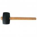 Ciocan de cauciuc 340 g Strend Pro, mâner din lemn