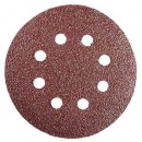 Disc abraziv KONNER D38 125 mm, P080, 8 orificii, pachet 10 buc.