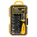 Set bit de șurubelniță și priză 37 buc Strend Pro, cu șurubelniță