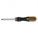 Șurubelniță cu extractor magnetic + 6 biți Strend Pro, + biți (-) 5-6-7,(+) 1-2-3