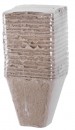 Tava pentru rasaduri Herrison P1018, hartie, 8x8 cm, 1 ambalaj. 18 bucati