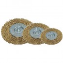 Set perie circulară de șlefuit Tigerlion A9002, 50-65-75 mm, 2x tije