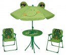 Set LEQ MELISENDA Rana, broasca, umbrela 105 cm, masa 50 cm, 2 locuri