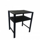 Set masa si 2 scaune pentru gradina Vivatechnix VMD-1046, metalice, 152x50x83cm