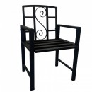Set masa si 2 scaune pentru gradina Vivatechnix VMD-1046, metalice, 152x50x83cm