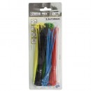 Set de prindere de cablu din nailon 150x2,5 mm, 200 buc., multicolor