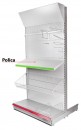 Rafturi H23 950x370x0,8 mm, cu console (înguste) *M*