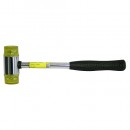 Ciocan din silicon Strend Pro 40 mm, maner metalic cu maner TPR