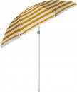 Umbrela de soare Dalia, 180 cm, 32/32 mm, cu balama, negru/alb