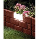 Borduri solare gradina GB004, 45x29 cm, plastic, LED, pac. 4 buc