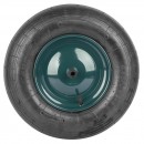 Roată solidă WBw 12, pentru roabă, 12 mm, capac din plastic