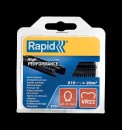 Agrafă RAPID VR22, PVC negru, 215 buc, cleme pentru clește de legare RAPID FP222 și FP20, pentru sârmă 5-11mm