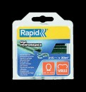 Agrafă RAPID VR22, PVC verde, 215 buc, cleme pentru clește de legare RAPID FP222 și FP20, pentru sârmă 5-11mm