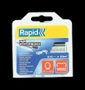 Agrafă RAPID VR22, Zn, 215 buc, agrafe pentru clești de legare FP222 și FP20, pentru sârmă 5-11mm