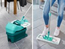 Set de curatare LEIFHEIT 55096 Presa stergator Profi XL Mobile, mop + galeata