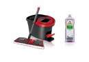 Set de curățare Vileda Ultramax TURBO mop+găleată + FROSCH gratuit