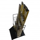 Stand metalic, expozor pentru boloboace, nivele, Vivatechnix VMD-1040, 58x42xH84cm