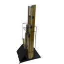 Stand metalic, expozor pentru boloboace, nivele, Vivatechnix VMD-1040, 58x42xH84cm