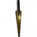 Burghiu treptat Strend Pro SD41, 04-20 mm, TiN, HSS, pentru metal