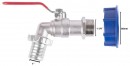 Set Strend Pro, supapă 1 - 1 1/4 + plastic reducător + scurgere, pentru rezervor IBC