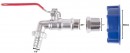 Set Strend Pro, supapa 1/2-3/4+ plastic si reductie zinc + scurgere, pentru rezervor IBC