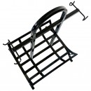 Suport pentru lemne, Vivatechnix VMD-1026, Metal, Negru, 40x62x80 cm