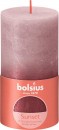Lumanare bolsius Rustic Sunset Ash Rose Red, 130/68 mm