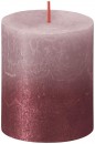 Lumanare bolsius Rustic Sunset Ash Rose Red, 80/68 mm
