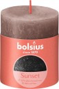 Lumanare Bolsius Rustic Sunset Creamy Caramel+ Antracit, 80/68 mm