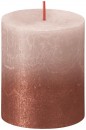 Lumanare Bolsius Rustic Sunset Misty Pink+ Amber, 80/68 mm